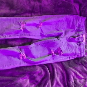 Grey super stretch skinny jeans from PacSun.